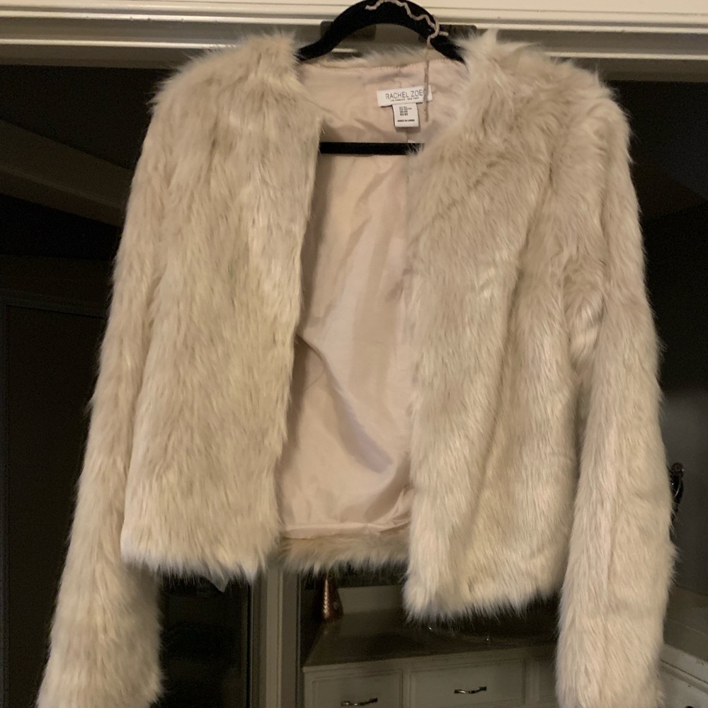 Rachel Zoe fur waist coat